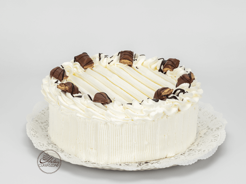 Kinder bueno torta - Halász Cukrászda - Szerencs